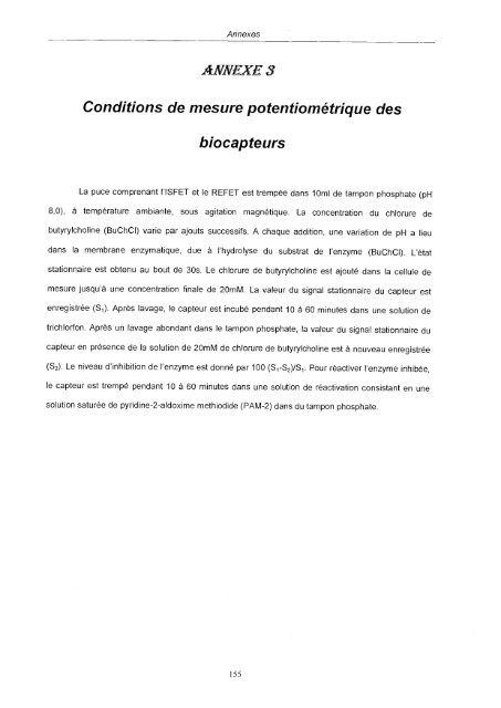 Etude de différentes méthodes de biofonctionnalisation pour la ...