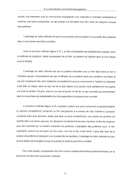 Etude de différentes méthodes de biofonctionnalisation pour la ...