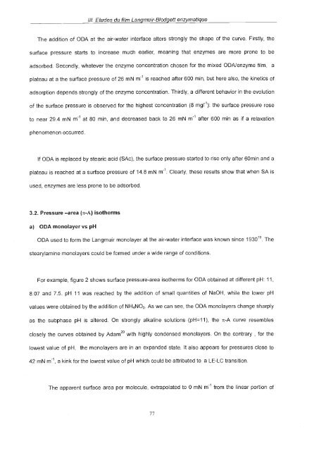 Etude de différentes méthodes de biofonctionnalisation pour la ...