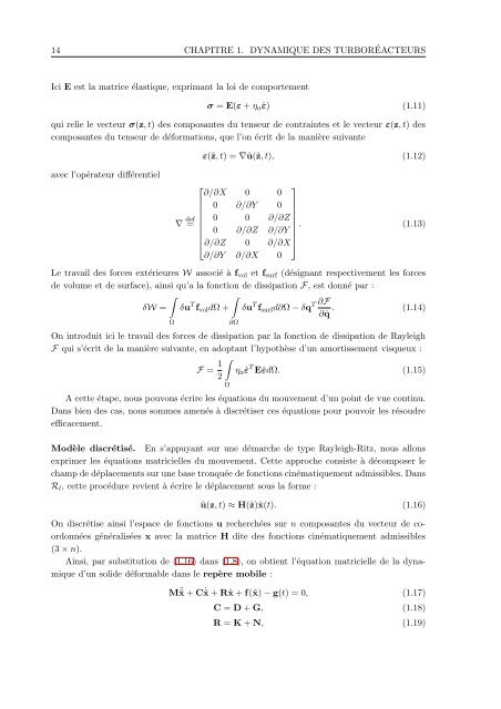 dynamique non-lineaire des systemes multi-rotors. etudes ...