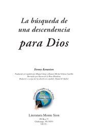 La bÃºsqueda de una descendencia para Dios - El Cristianismo