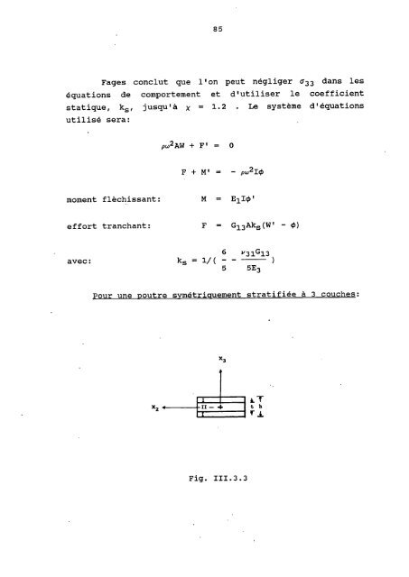 Identification des modules équivalents d'une poutre composite à ...