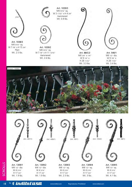 INDITAL Quick Reference Catalog #7 - Jansen Ornamental Supply