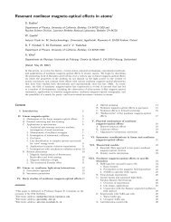 Resonant nonlinear magneto-optical effects in atomsâ - The Budker ...