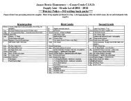 James Bowie Elementary----Goose Creek C.I.S.D. Supply List ...