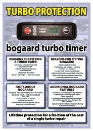 bogaard turbo timer