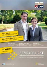 Aktuelle Bezirksblicke - ÃVP Wien