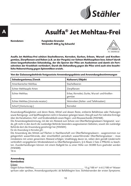 Glyfos® Premium Unkraut-Frei - Stähler GmbH & Co. KG