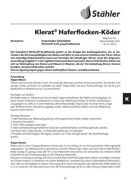 Glyfos® Premium Unkraut-Frei - Stähler GmbH & Co. KG