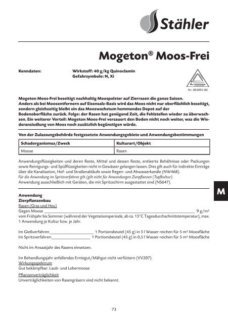 Glyfos® Premium Unkraut-Frei - Stähler GmbH & Co. KG