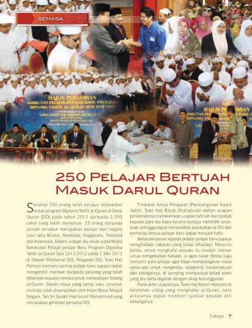 Cahaya 1 - Jabatan Kemajuan Islam Malaysia