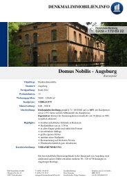 Domus Nobilis - Augsburg - Denkmalimmobilien.info