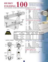 Folding - Barn Door Hardware