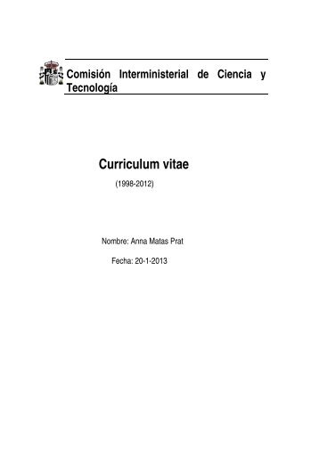 Curriculum vitae - IEB - Institut d'Economia de Barcelona