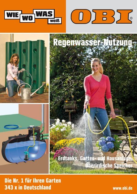 Regenwasser Nutzung Obi