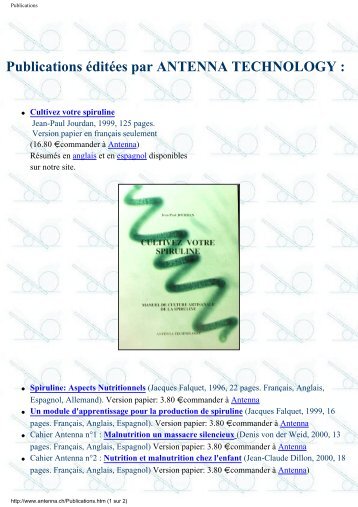 Spiruline - Ecobase 21