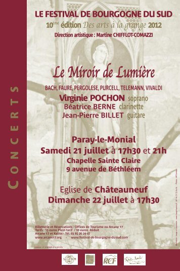 affiche 2011 - Festival de Bourgogne du Sud