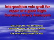 RCA aneurysm repair - cardioegypt2011