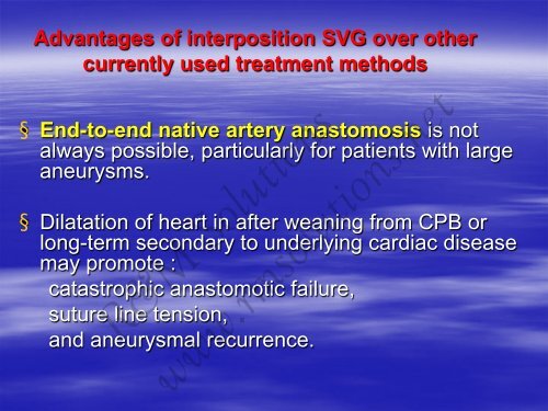 RCA aneurysm repair - cardioegypt2011