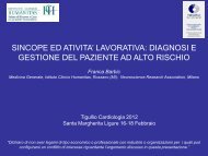 sincope ed attività lavorativa:diagnosi e gestione del ... - TigullioCardio