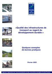 Â«QualitÃ© des infrastructures de transport au regard du ... - Arene