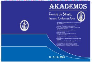 Academos. pentru PDF.indd - Akademos - Academia de ÅtiinÅ£e a ...