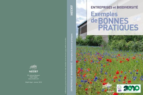 Entreprises et biodiversitÃ© : exemple de bonnes pratiques