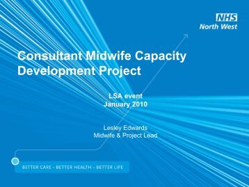 Consultant Midwife Capacity Development Project - NHS North West