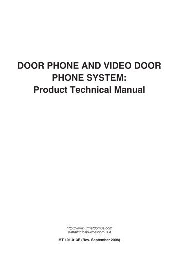Urmet Intercom Phones