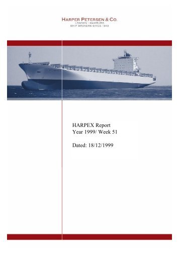 991218 HARPEX weekly report - Harper Petersen & Co
