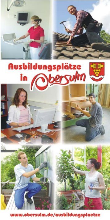 Ausbildungsplätze in Obersulm - Gemeinde Obersulm