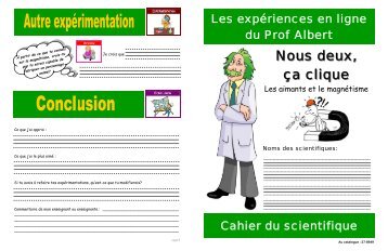 LES AIMANTS - cahier du scientifique ... - Science en ligne