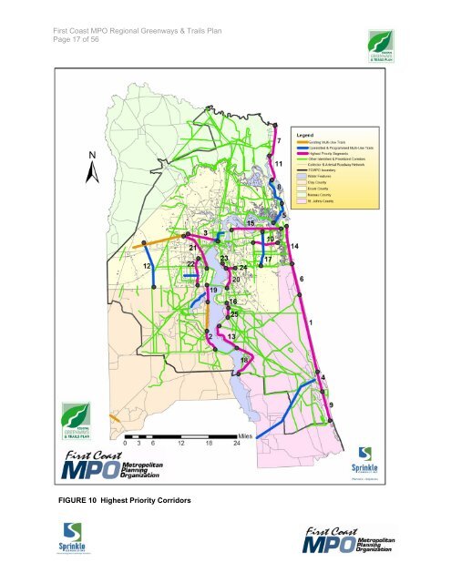 Regional Greenways & Trails Plan - North Florida TPO