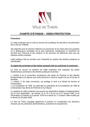 texte de la charte - Thiers