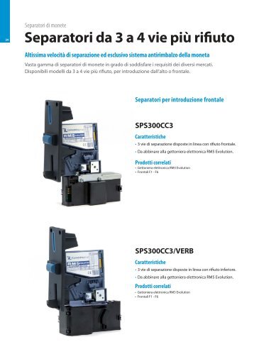 Separatori da 3 a 4 vie piÃ¹ rifiuto - Comesterogroup