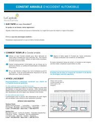 constat amiable d'accident automobile - La Capitale assurances ...