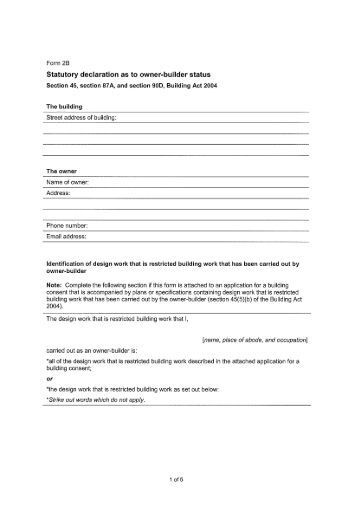 statutory declaration form qld pdf