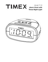 T118 User Manual - TIMEX Audio