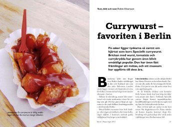 Currywurst – favoriten i Berlin