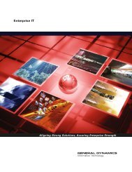 Enterprise IT Brochure - General Dynamics Information Technology