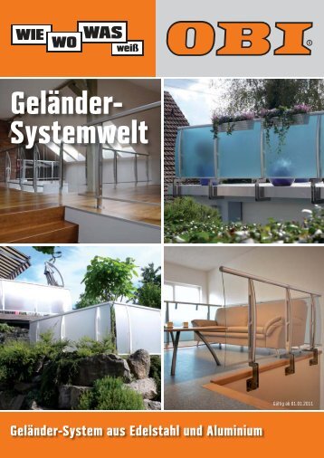Geländer- Systemwelt - Obi