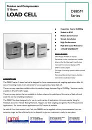 S-Beam Tension & Compression Load Cell ... - Omni Instruments