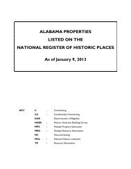 List of properties in Alabama included in the National Register of