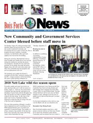 BoisForte News - Bois Forte Reservation