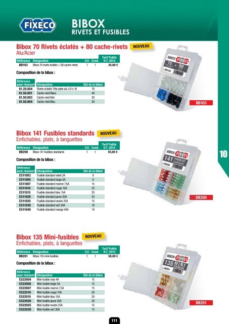 Ace/Connectique/Visserie-Boulonnerie/Rivets ... - Promauto.com