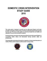 DOMESTIC CRISIS INTERVENTION STUDY ... - Learning for Life