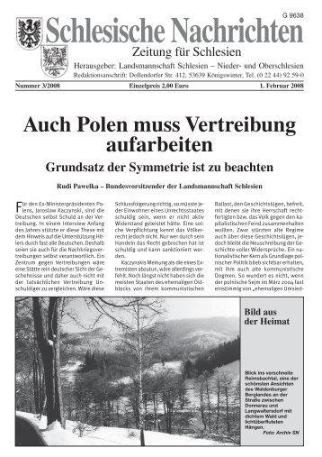 Auch Polen muss Vertreibung aufarbeiten - oberschlesien-aktuell.de