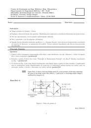 Departamento de Engenharia ElÃ©trica - FT - UnB ... - LARA - UnB