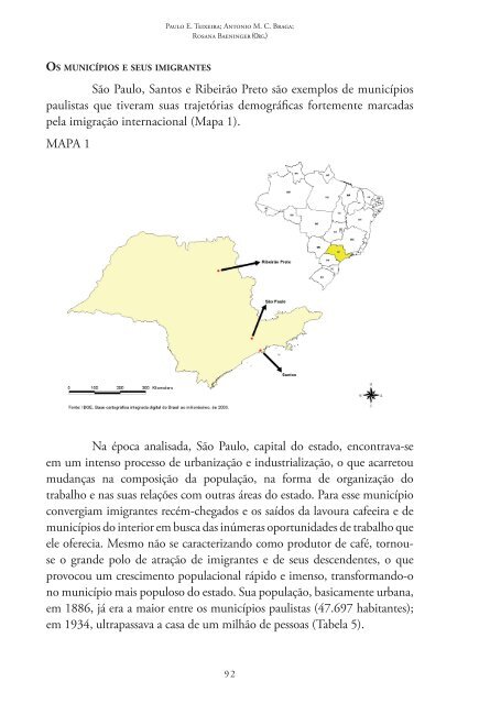 Migrações: Implicações Passadas, Presentes E - Unesp