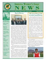 Issue 1 - Arizona Womens Golf Association